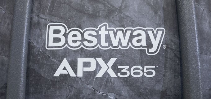 Bestway Logo auf Poolfolie