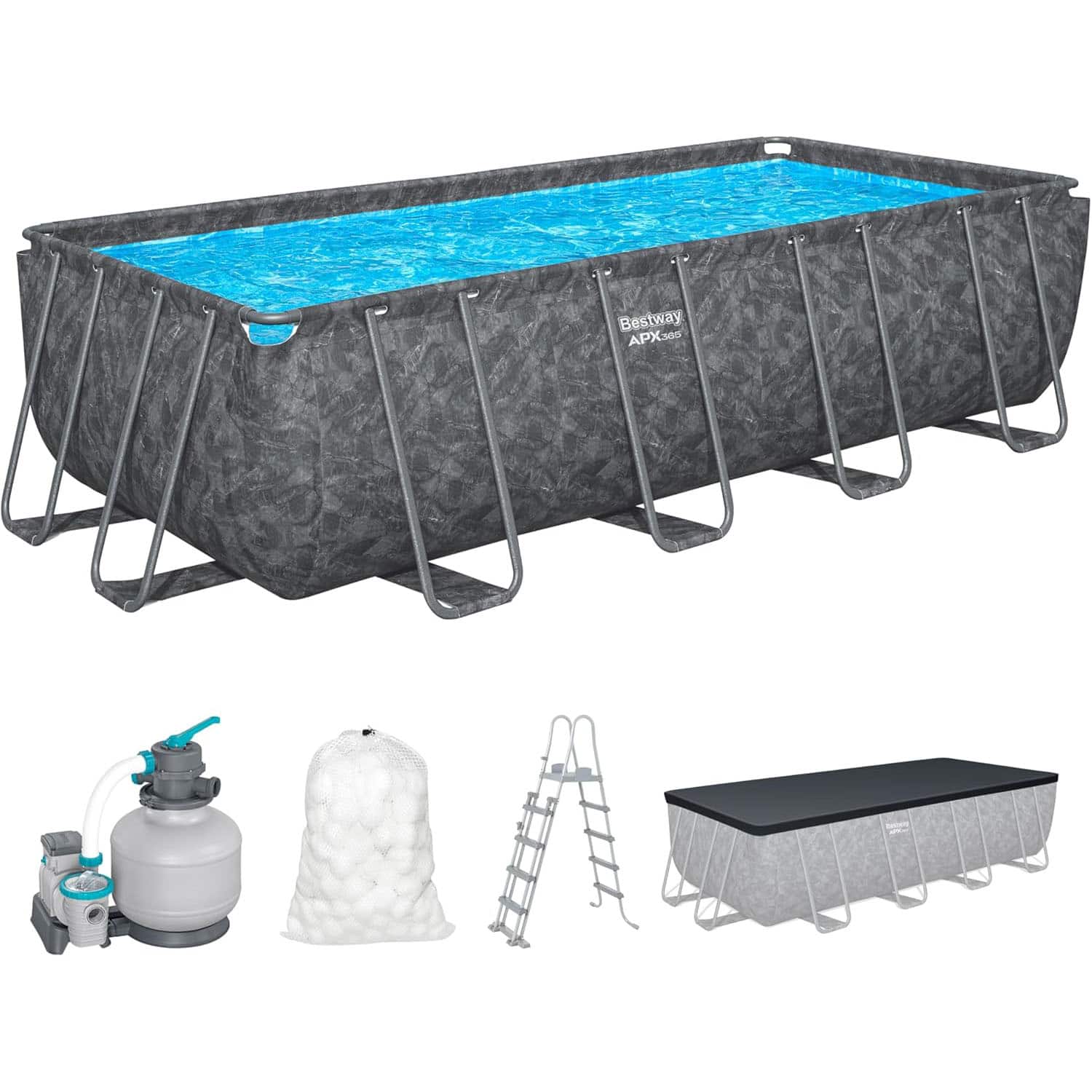 Bestway Pool inklusive Zubehör