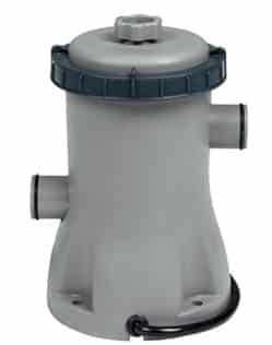 Beiliegende Kartuschenfilteranlage - diese ist zu schwach.