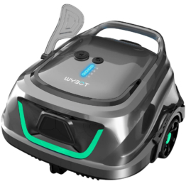 Wybot A1 Poolroboter Akku vor weißem Hintergrund